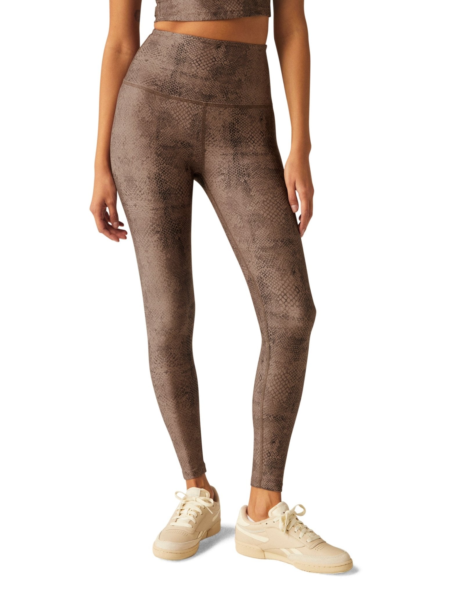 Beyond Yoga Softmark Midi Legging - Neutral Snakeskin | Beyond Yoga | Evolve Fit Wear