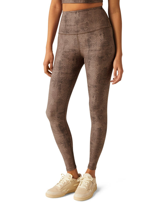 Beyond Yoga Softmark Midi Legging - Neutral Snakeskin | Beyond Yoga | Evolve Fit Wear