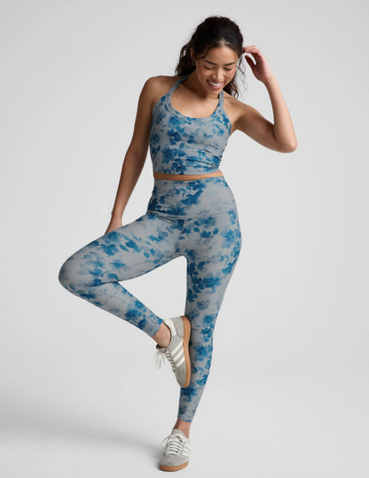 SoftMark Caught in the Midi High Waisted Leggings - Daydream Meadow