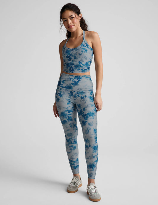 SoftMark Caught in the Midi High Waisted Leggings - Daydream Meadow