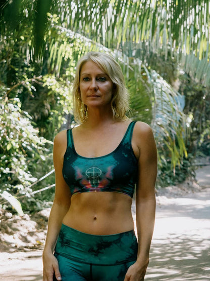 Eagle Feather Green Lover Tank | Teeki | Evolve Fit Wear