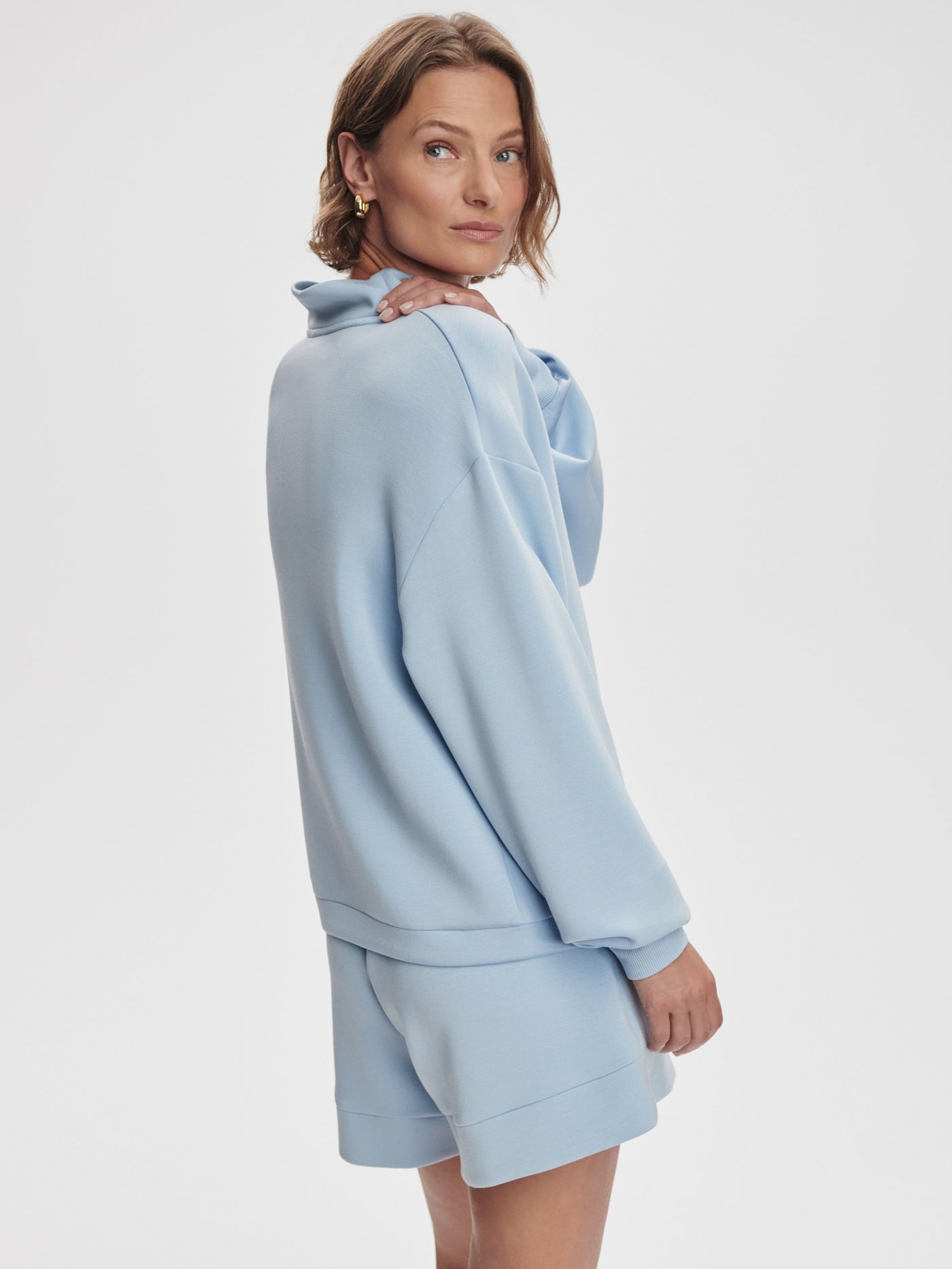 Varley Betsy Sweat - Cashmere Blue