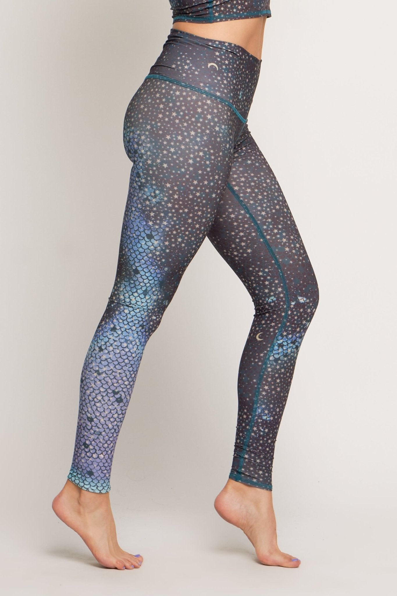 Mermaid Fairy Queen Teal Hot Pant | Teeki | Evolve Fit Wear