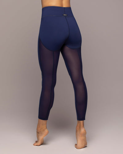 Revue Mesh Legging - Admiral Blue