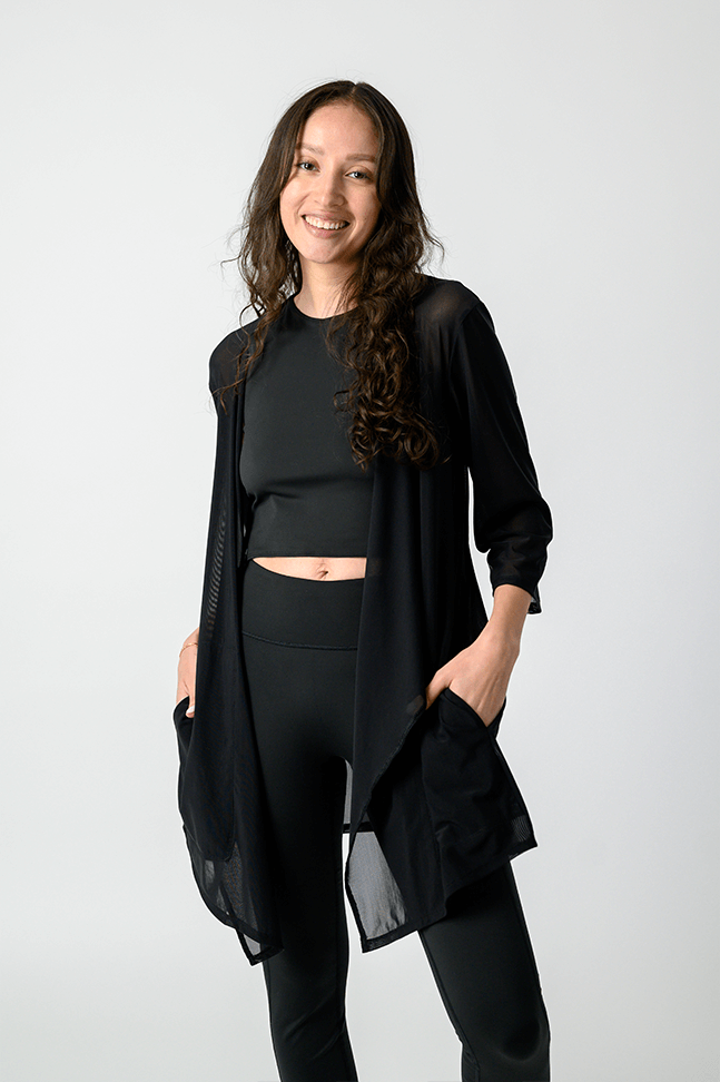 Roam Free Jacket - Black Mesh
