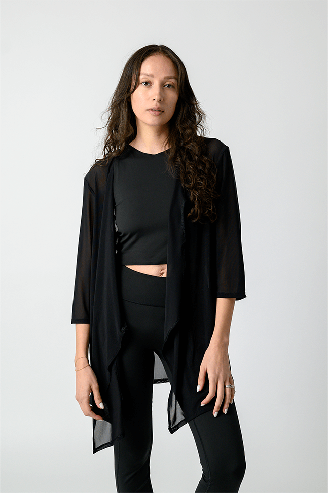 Roam Free Jacket - Black Mesh
 front
