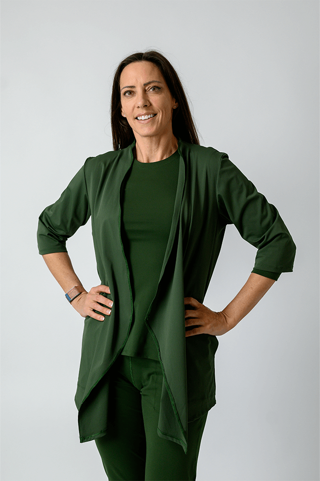 Roam Free Jacket - Forest Green | Yoga Democracy | Evolve Fit Wear