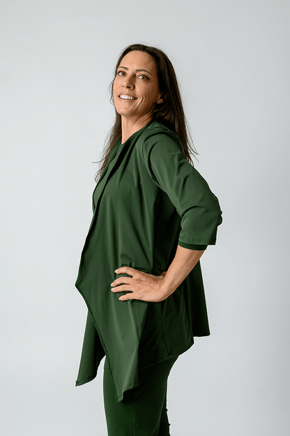 Roam Free Jacket - Forest Green | Yoga Democracy | Evolve Fit Wear