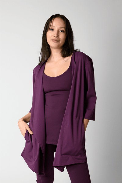 Roam Free Jacket in Mulberry