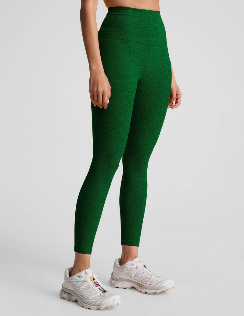 Beyond Yoga Caught in the Midi Legging - Green Heather
