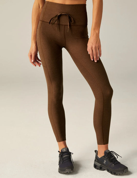 Beyond Yoga Go Pocket Midi Legging - Mocha | Beyond Yoga | Evolve Fit Wear