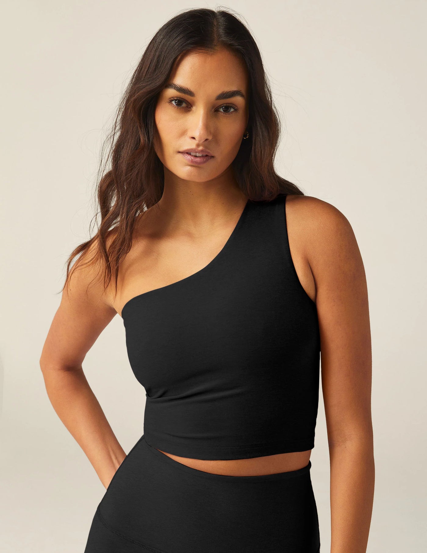 Beyond Yoga Spacedye The Bold Shoulder Cropped Tank