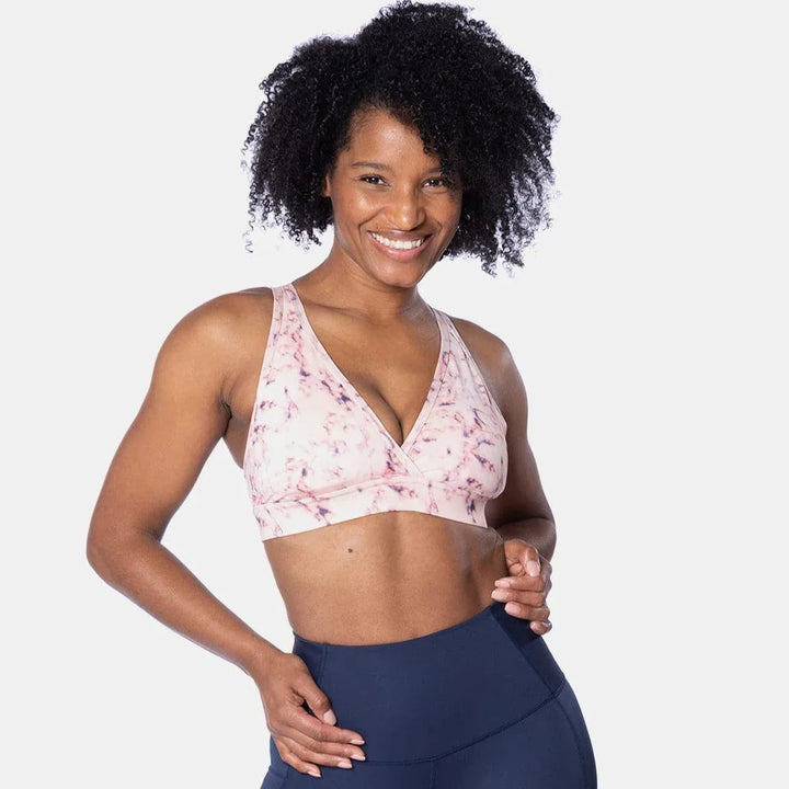 SS22-Handful-Sports-Bra-FaV-MarbelousFront - Evolve Fit Wear - SS22-Handful-Sports-Bra-FaV-MarbelousFront