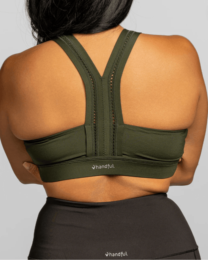 Y-Back Bra - JunipHer (Forest Green)