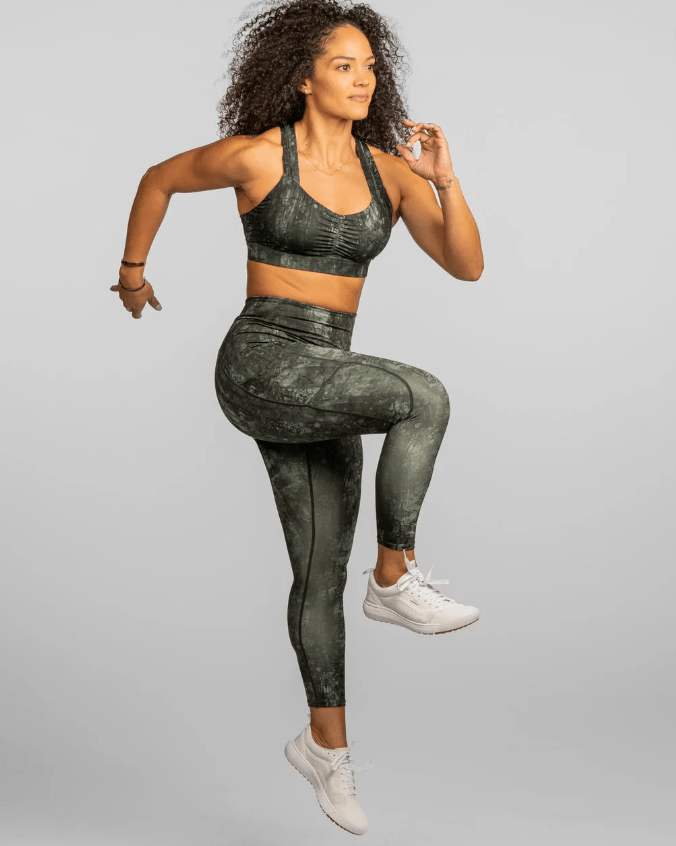 Hi Five Pocketed High-Waist Leggings - Nature Daze