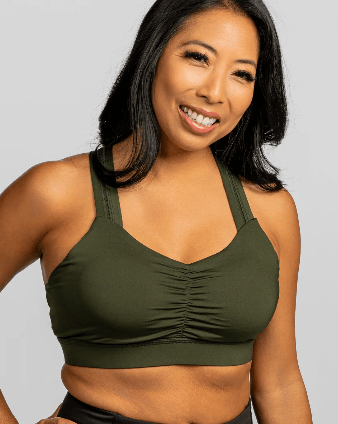 Y-Back Bra - JunipHer (Forest Green)