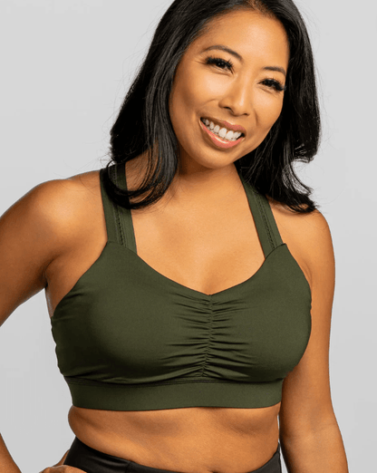 Y-Back Bra - JunipHer (Forest Green)