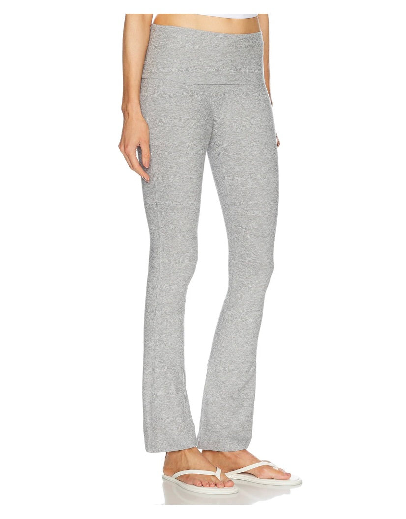 Beyond Yoga Spacedye Foldover Bootcut Pant - Silver