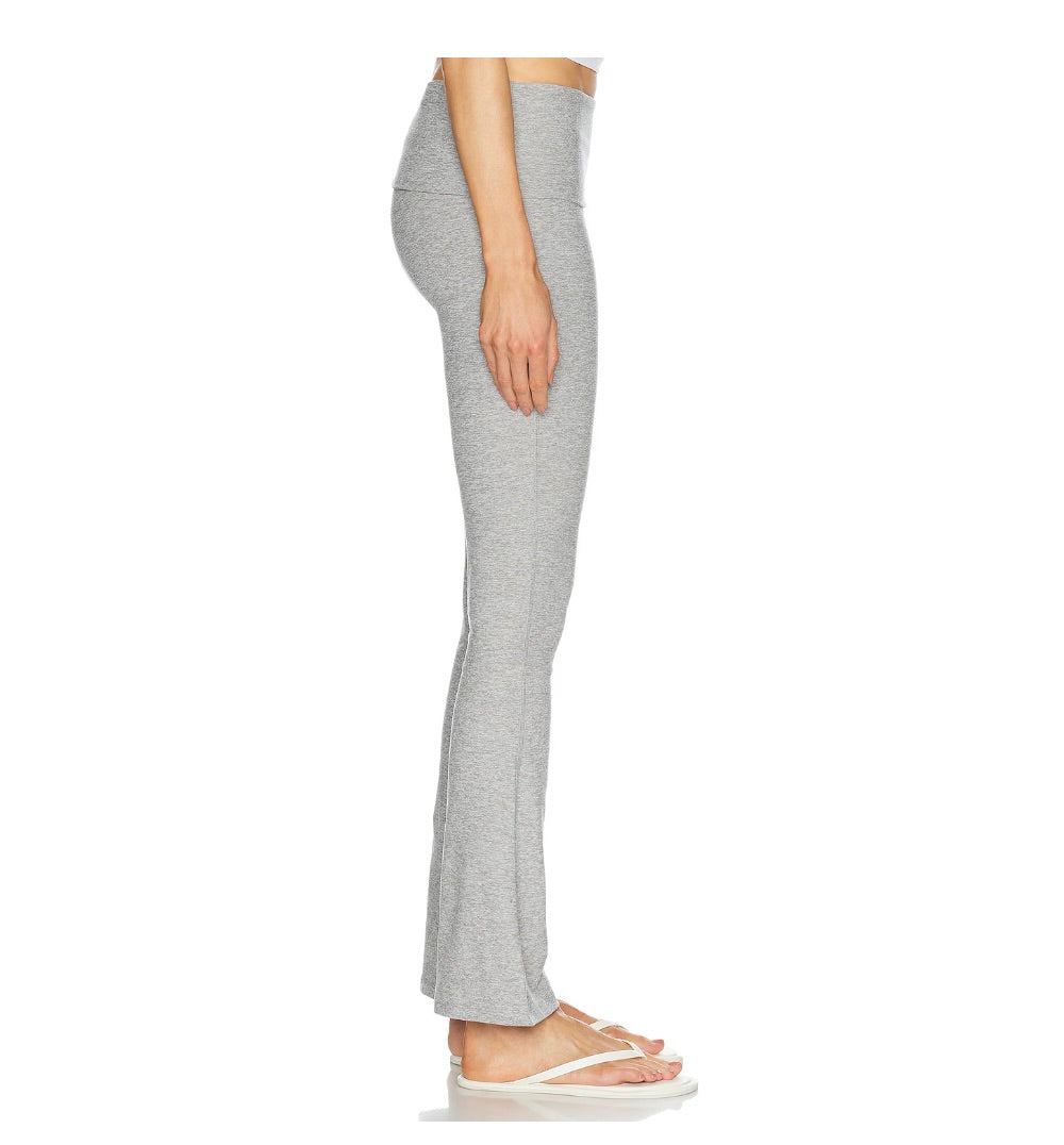 Beyond Yoga Spacedye Foldover Bootcut Pant - Silver