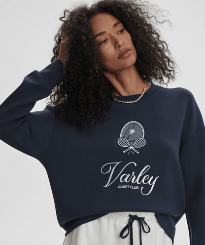 Varley Rasco Namesake Sweat - Navy | Varley | Evolve Fit Wear