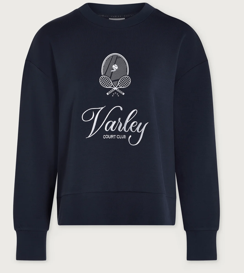 Varley Rasco Namesake Sweat - Navy | Varley | Evolve Fit Wear
