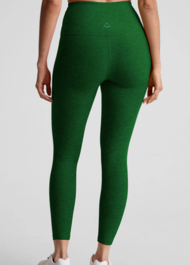 Beyond Yoga Caught in the Midi Legging - Green Heather