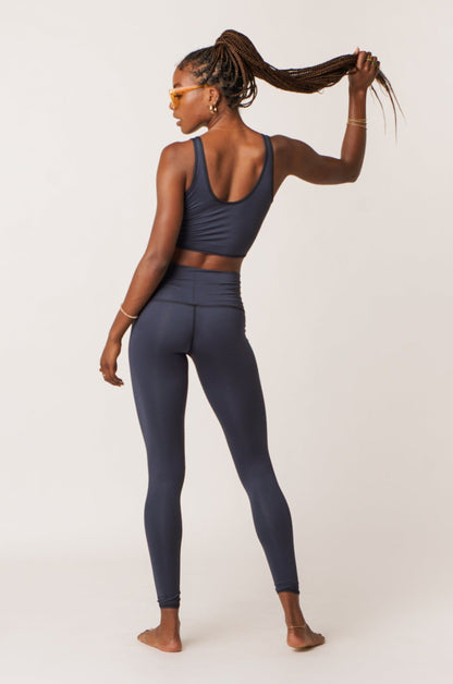 Solid Navy Hot Pants | Leggings For Women