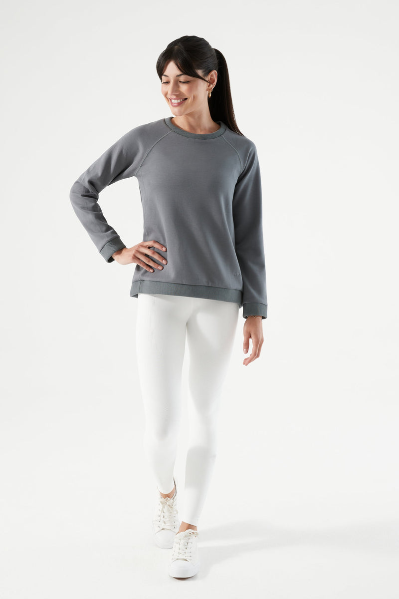Sleek Crew - Softest Crewneck Sweatshirt for Women