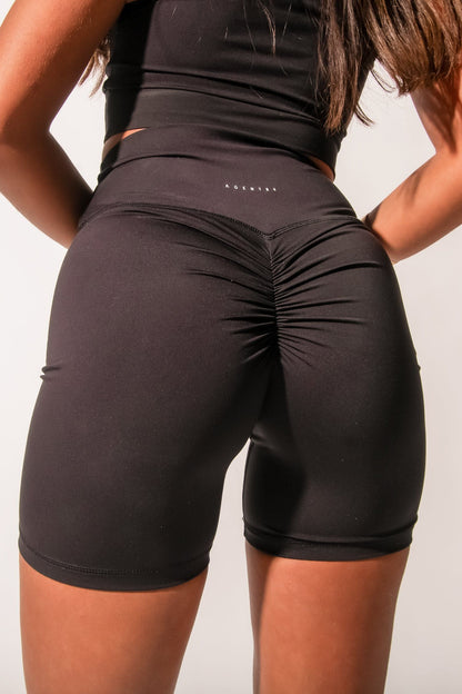 Midi Short - Vantablack | Buttersoft | Evolve Fit Wear