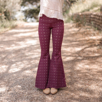 Fortune Teller Crop Bell Bottom