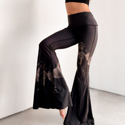 High Horses Black Long Bell Bottom