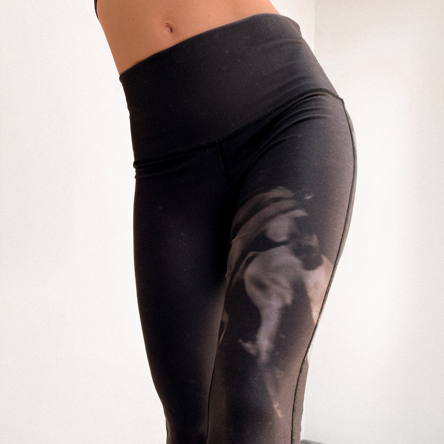 High Horses Black Long Bell Bottom