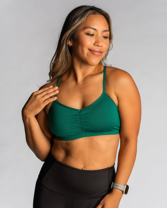 Adjustable Bra – Emerald Green