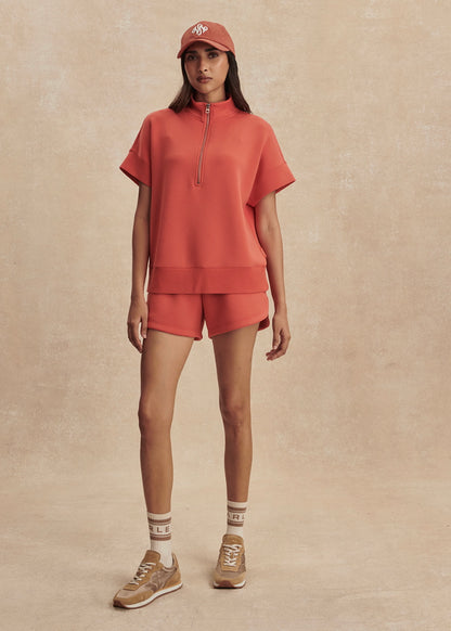 Ritchie Sporty Short Sleeve Sweatshirt - Summer Fig