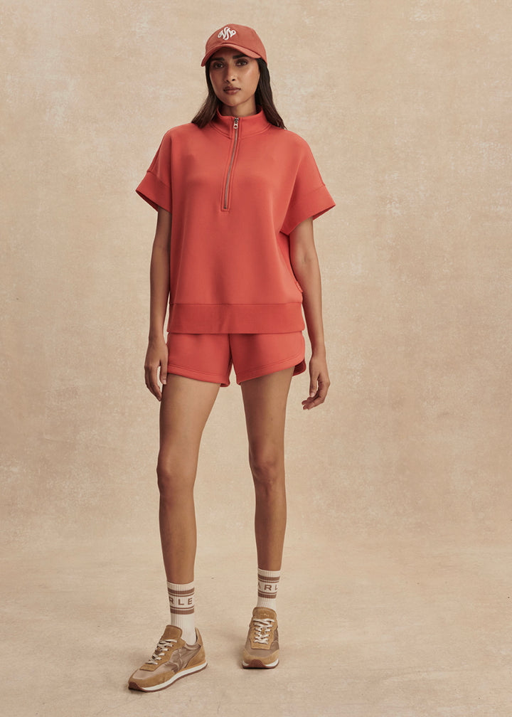 Ritchie Sporty Short Sleeve Sweatshirt - Summer Fig