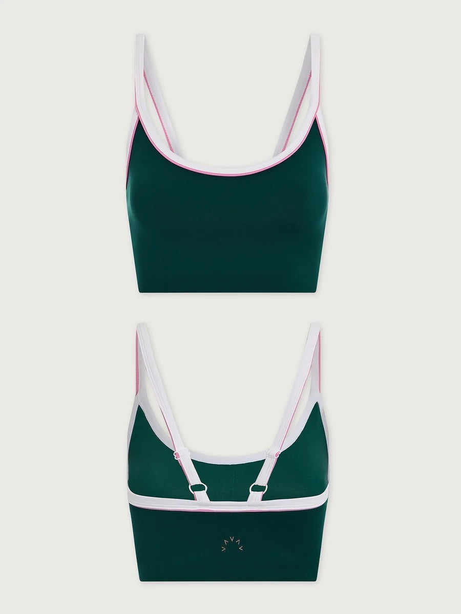 FreeSoft™ Piper Scoop Neck Sports Bra - Ponderosa Pine