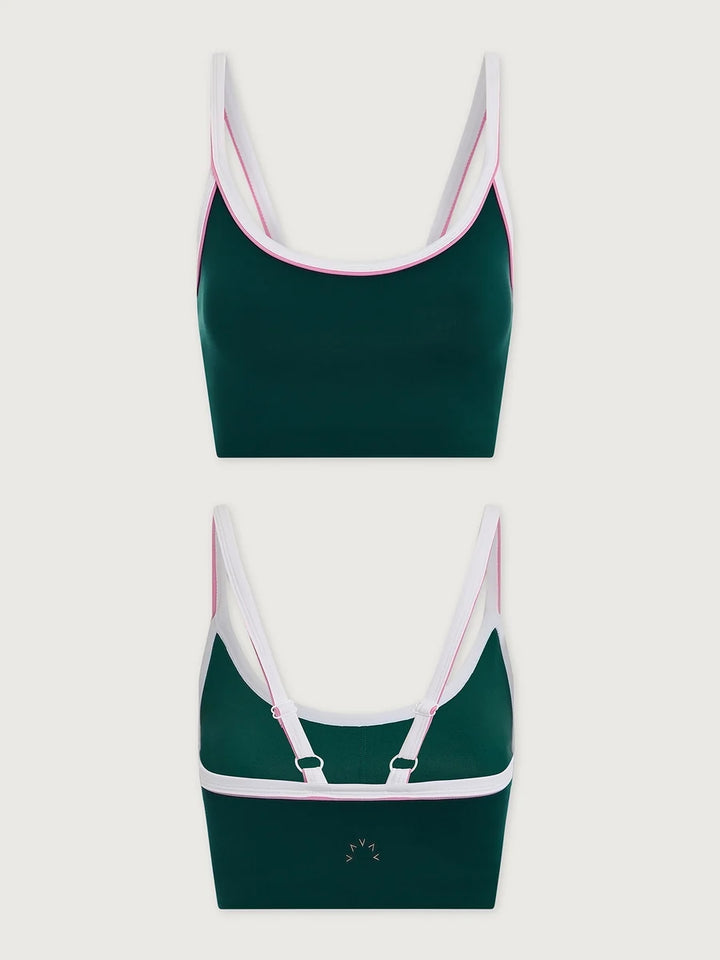 FreeSoft™ Piper Scoop Neck Sports Bra - Ponderosa Pine