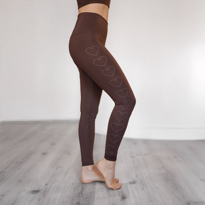 Heart Laser Brown Hot Pant ♡