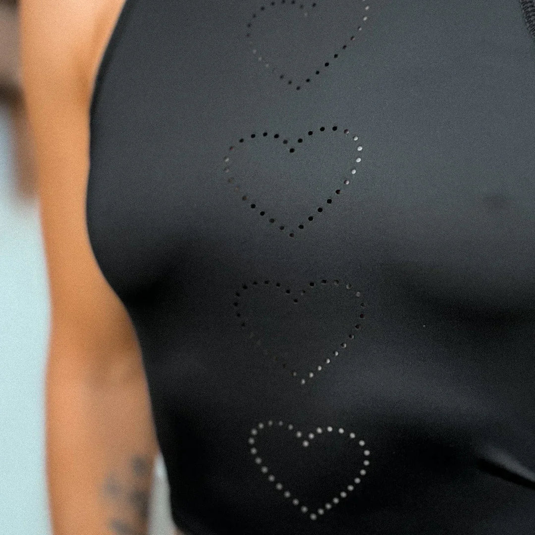 WithLoveHeartLaserBlackMermaidtankdetail - Evolve Fit Wear - WithLoveHeartLaserBlackMermaidtankdetail