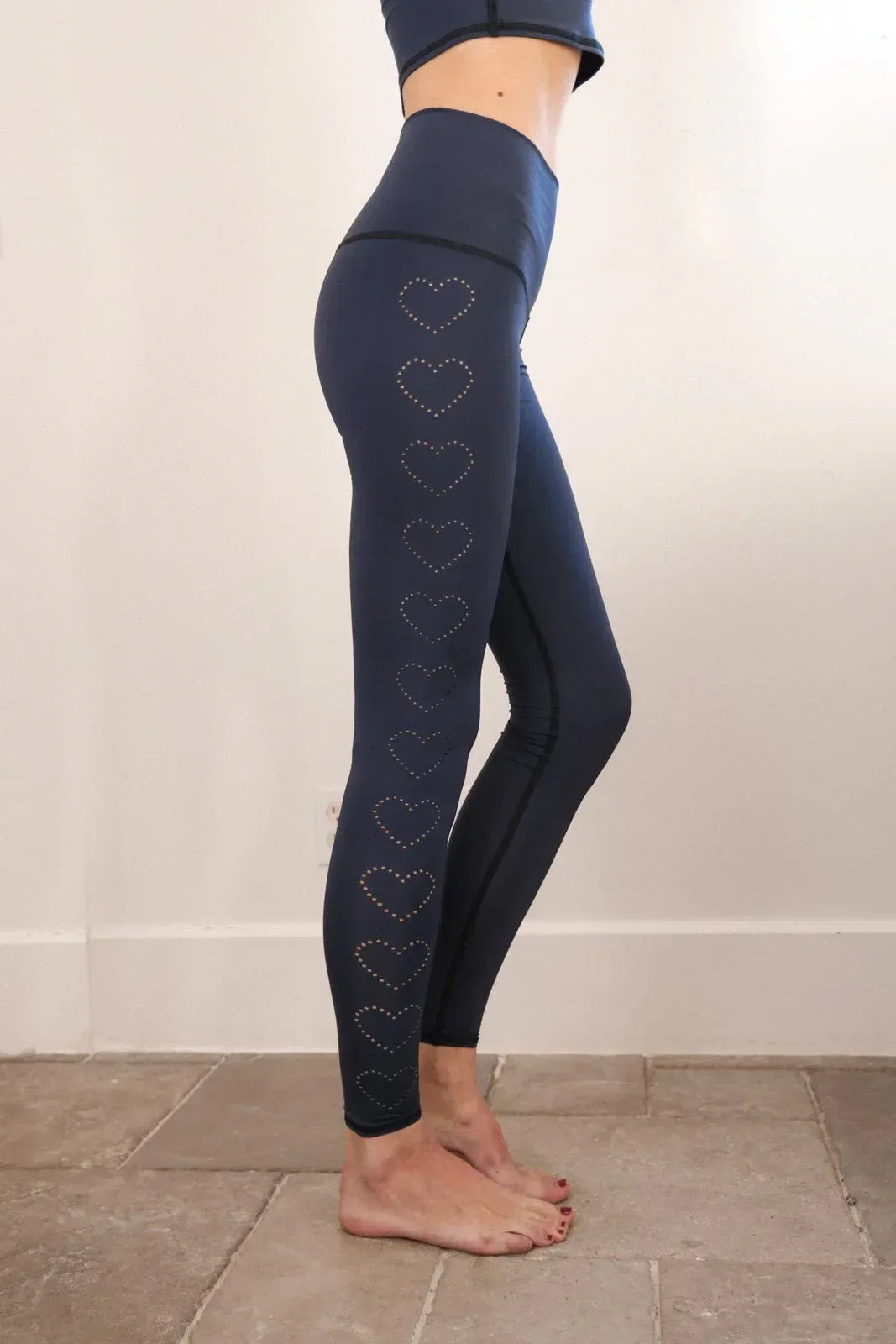 WithLoveHeartLaserHotPantNavySide3 - Evolve Fit Wear - WithLoveHeartLaserHotPantNavySide3