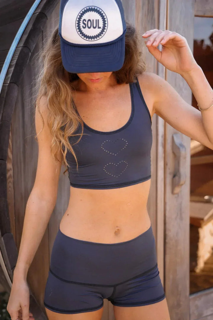 WithLoveHeartLaserNavySunShortFront - Evolve Fit Wear - WithLoveHeartLaserNavySunShortFront