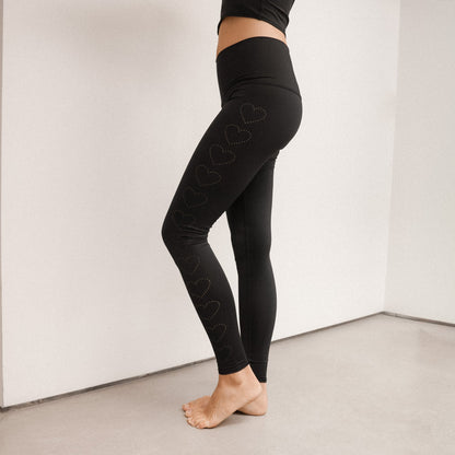 Heart Laser Black Hot Pant ♡