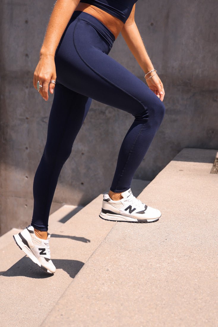 Solid Navy 'Cozy' High Waisted Legging ♡ | WithLove | Evolve Fit Wear