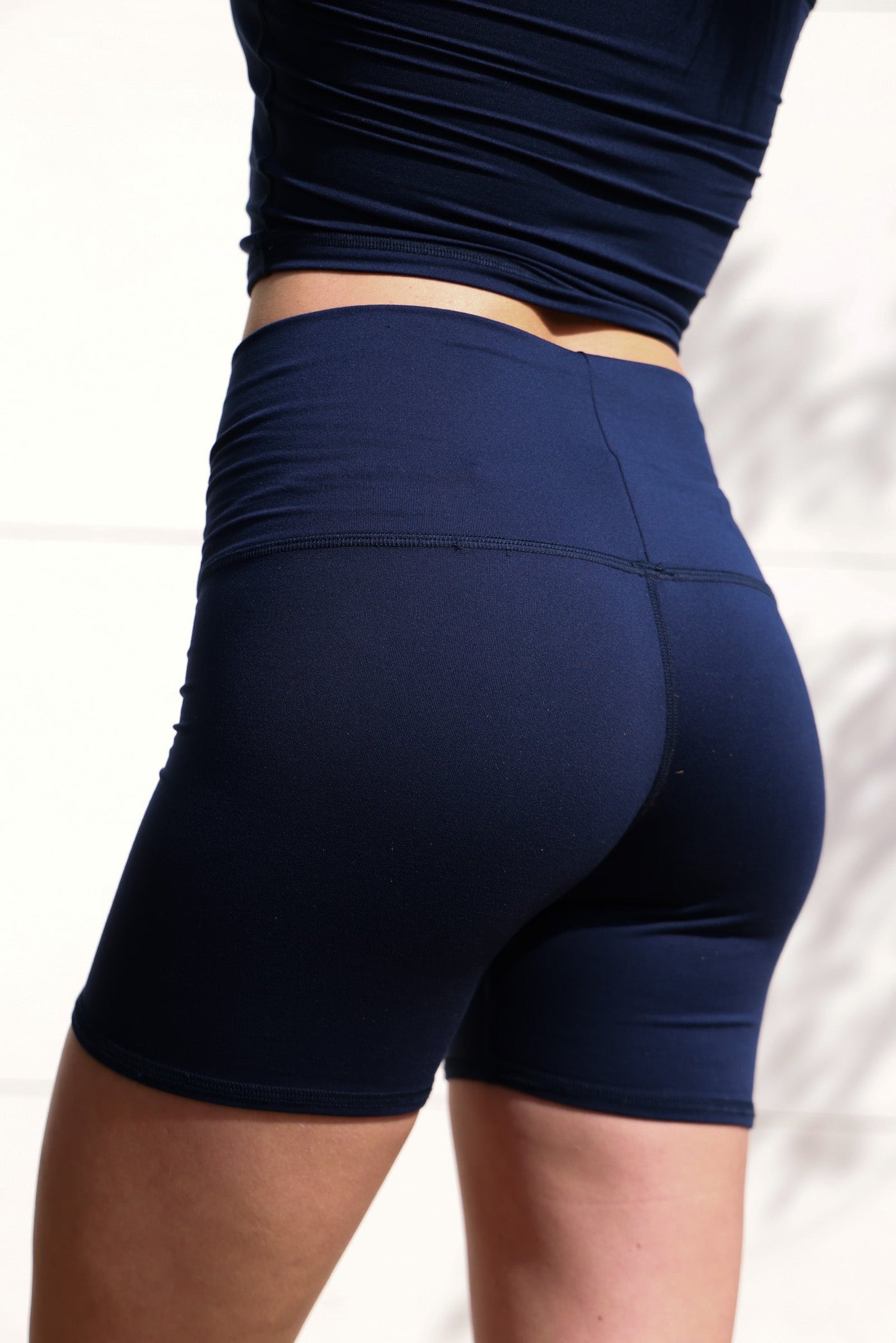 Solid Navy Bike Short ♡