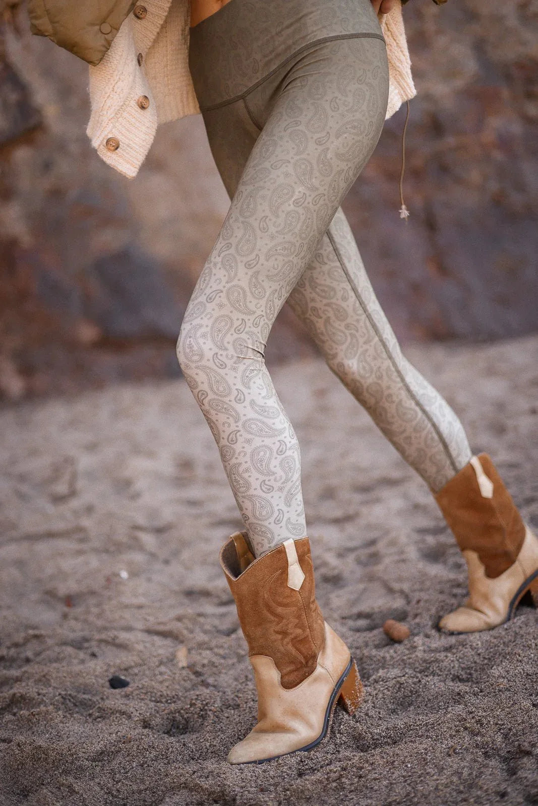 WithLovePaisleyCamoHotPantSideDetail - Evolve Fit Wear - WithLovePaisleyCamoHotPantSideDetail
