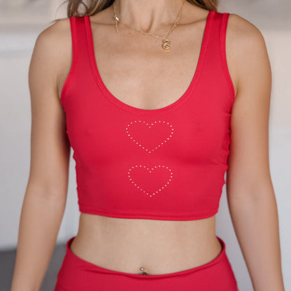 Heart Laser Red Lover Tank ♡