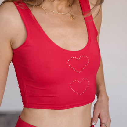 Heart Laser Red Lover Tank ♡