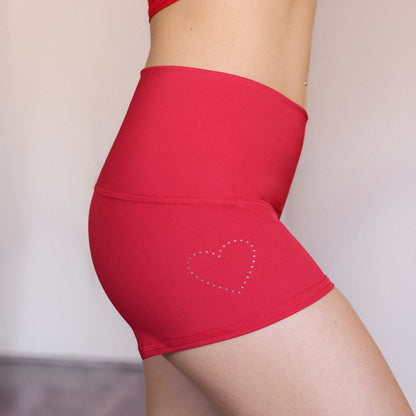 Heart Laser Red Sun Short ♡