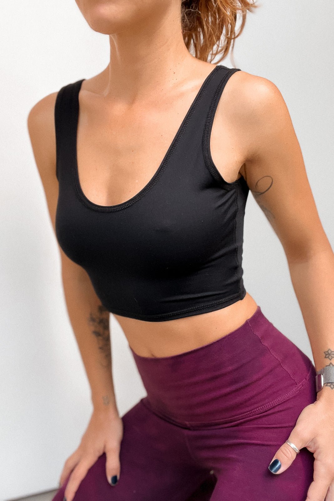 Solid Black 'Cozy' Lover Tank ♡ | WithLove | Evolve Fit Wear