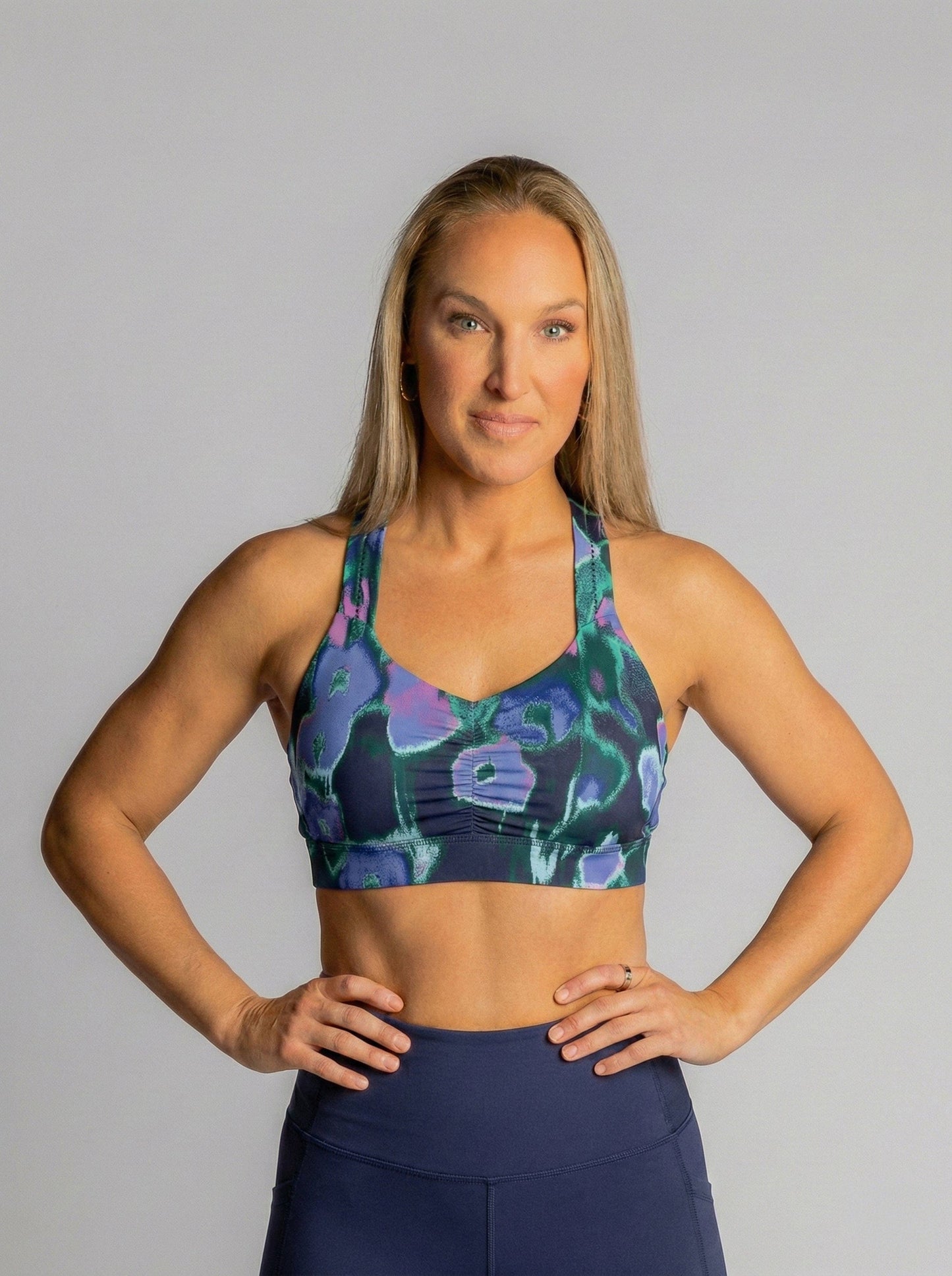 Y-Back Bra – Gemstone Bouquet